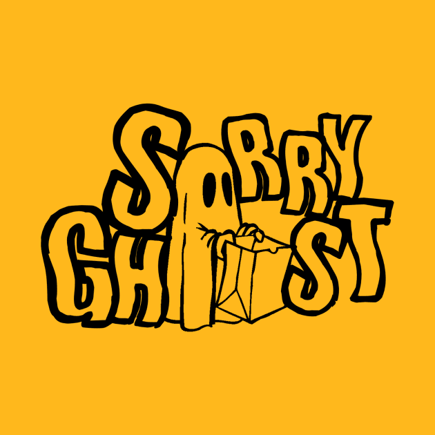 Sorry Ghost - Limited Trick or Treat (Black Logo) by SorryGhost