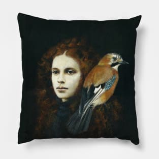 Girl With Jay Pillow