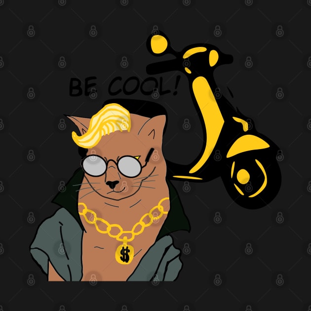 be cool, boss cat by zzzozzo