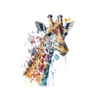 Giraffe Watercolour T-Shirt