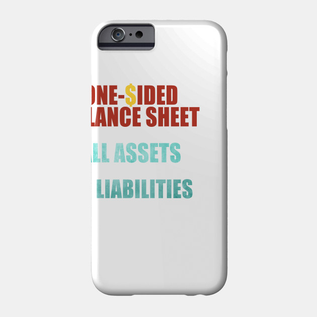 Funny Accountant Gifts One Sided Balanced Sheet Accountant Men