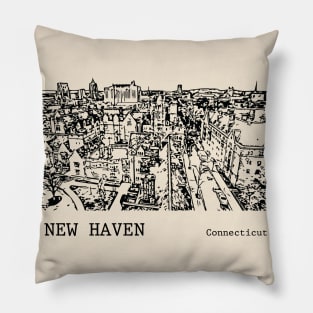 New Haven Connecticut Pillow