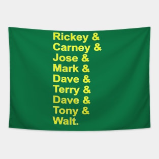 The great A's offense back in the day with the Bash Brothers Tapestry