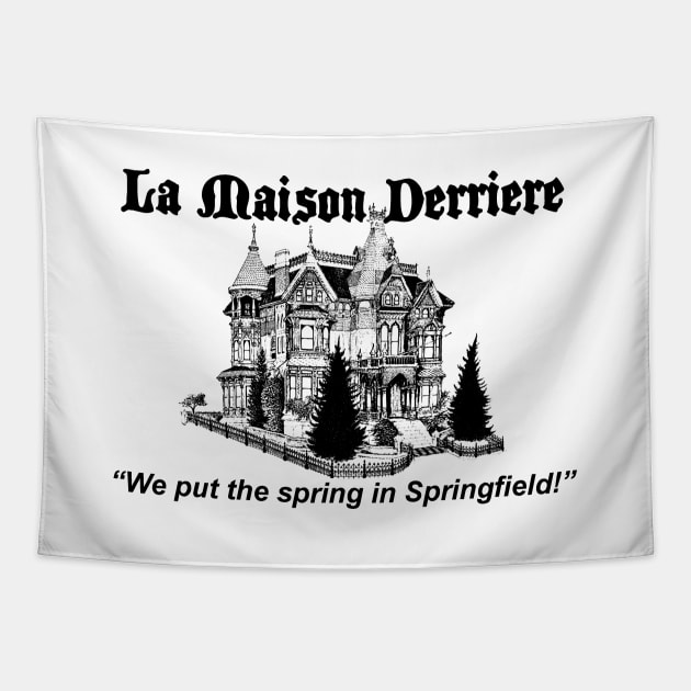 La Maison Derriere Tapestry by fandemonium