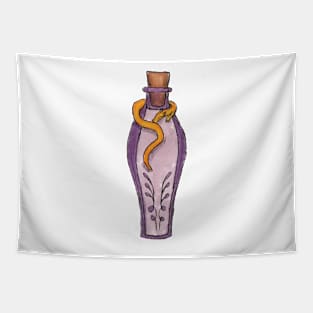 Yellow and Purple Potion Dragon Tapestry