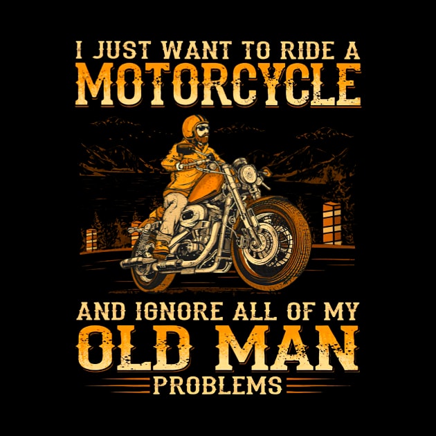 I Want To Ride A Motorcycle & Ignore My Old Man Problems by Marcelo Nimtz