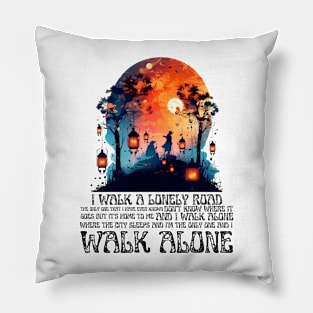 Lonely Road Fantastical and Lyrical Pillow