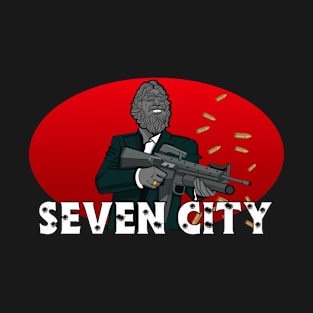 Scarface - No Blood RED  Seven City T-Shirt