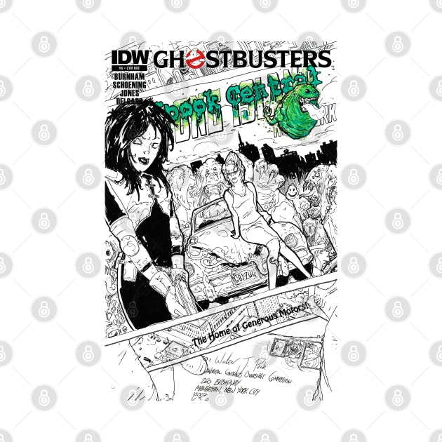 Ghostbusters Spook Central Comic Book Cover by Spook Central