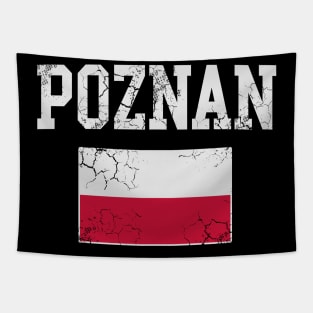 Poznan Poland Polska Flag Polish Tapestry