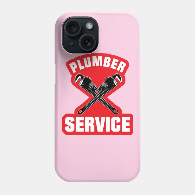 plumber gift Phone Case by ArtoBagsPlus