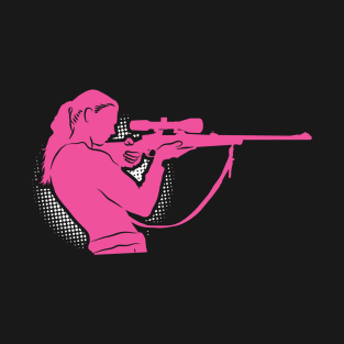 Hunting Girl - Shooting Girls Shot Shoot Hunter Pro Gaming Female T-Shirt