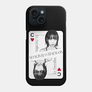 Chaewon Le Sserafim Card Phone Case