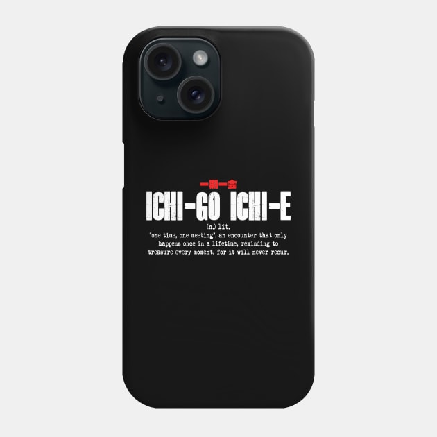 ichi-go ichi-e Phone Case by bmron