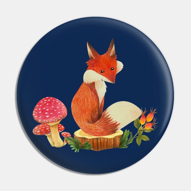 Cute Fox - Fox Lover Gift Pin by ShopBuzz