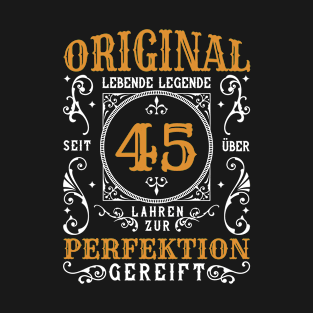 45th birthday vintage quote T-Shirt