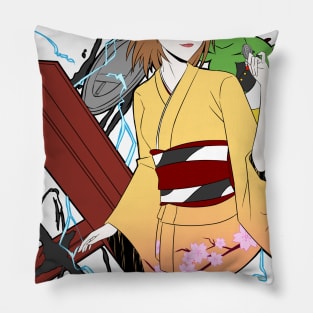 Mikoto Misaka (Kimono) Pillow