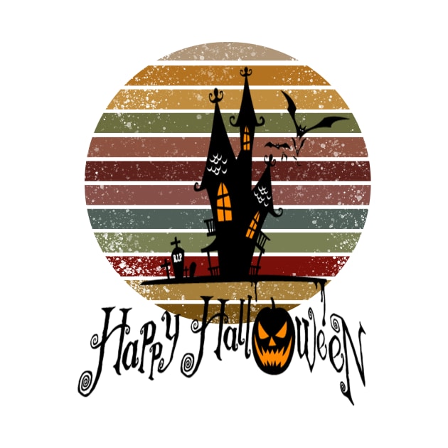 Halloween, Haunted House, happy Halloween, printable, by Sara2020