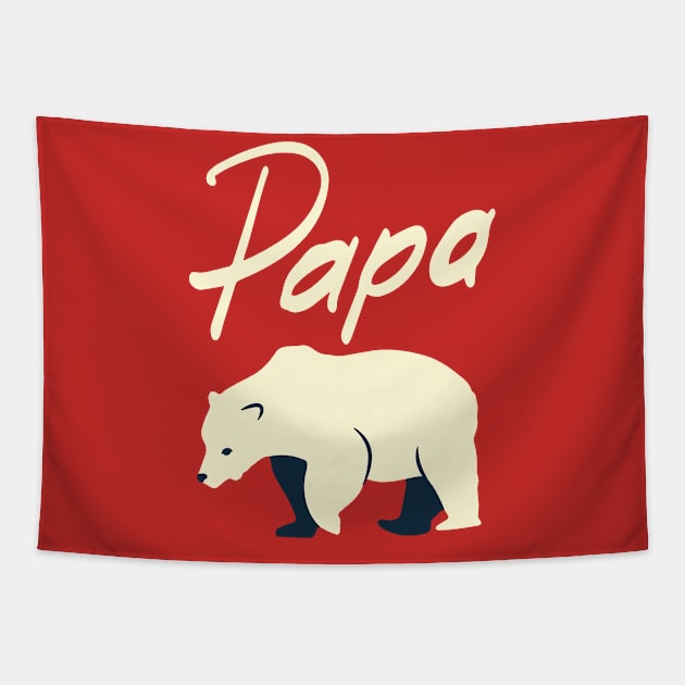 papa bear Tapestry by madeinchorley