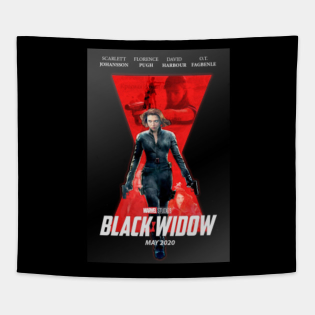 Black Widow Movie Poster Black Widow Tapestry Teepublic