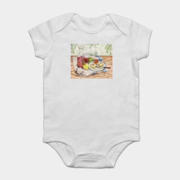 Still Life Of Fruit And Wine Painting Wine And Food Baby