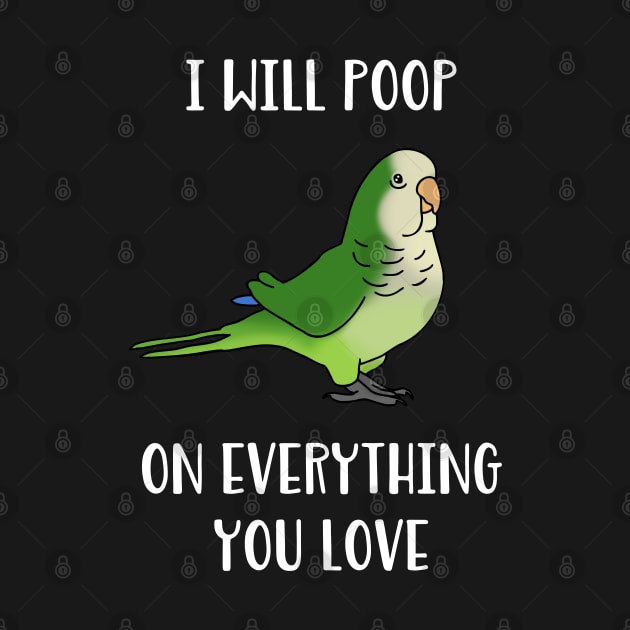 Green quaker will poop on everything you love by FandomizedRose