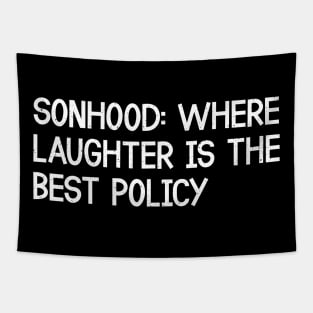 Where Laughter is the Best Policy Tapestry