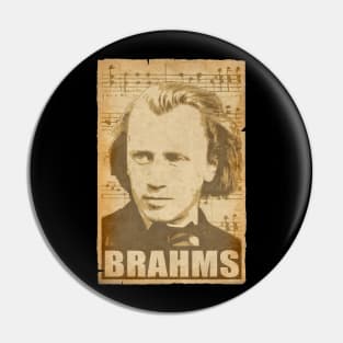 Johannes Brahms Pin