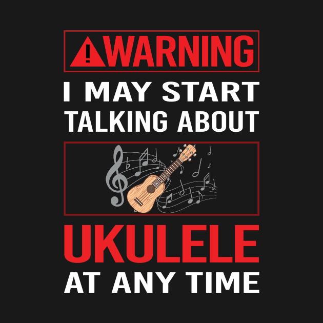 Red Warning Ukulele by relativeshrimp