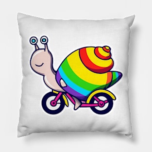 Tour de Snail Pillow