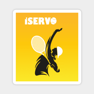 tennis serve Magnet