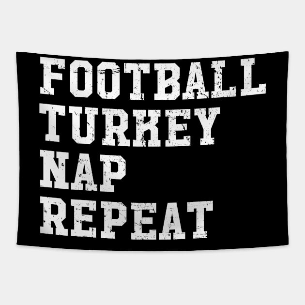 Football turkey repeat Tapestry by captainmood