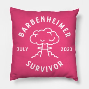 Barbenheimer Survivor Pillow