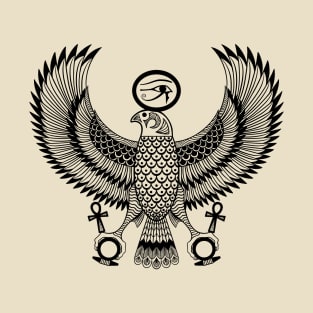 Ancient Egyptian God Horus as Royal Falcon T-Shirt