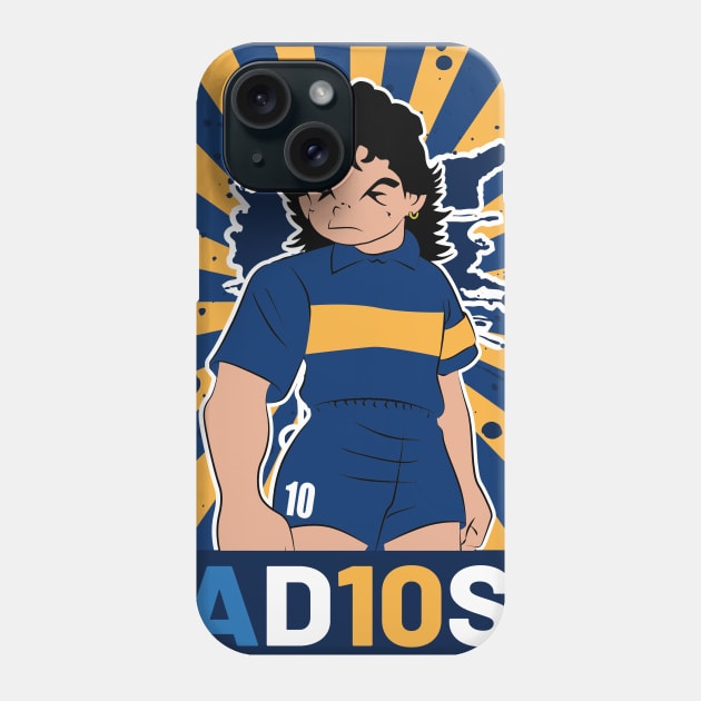 Diego Maradona 10 Legend Phone Case by TEEWEB