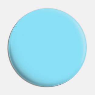 Pool Blue Solid Color Pin