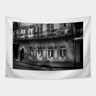 523 Dumaine Street In Black and White Tapestry