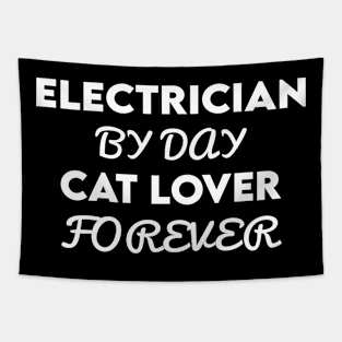 electrician cat Tapestry