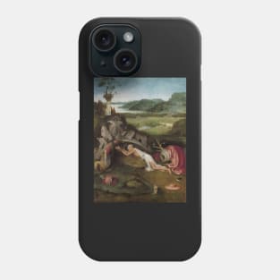 St. Jerome at Prayer - Hieronymus Bosch Phone Case