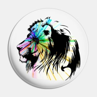 Laser Eye Lion Pin