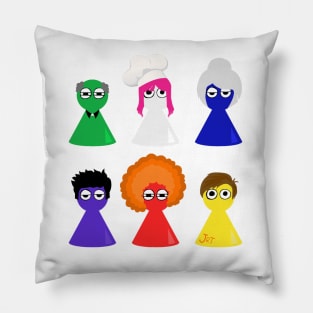 Cute Games Night Pieces Pillow