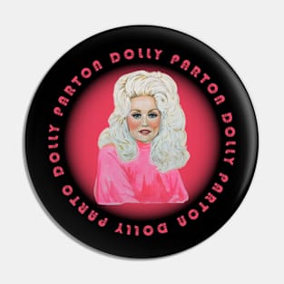 dolly parton circle pink Pin