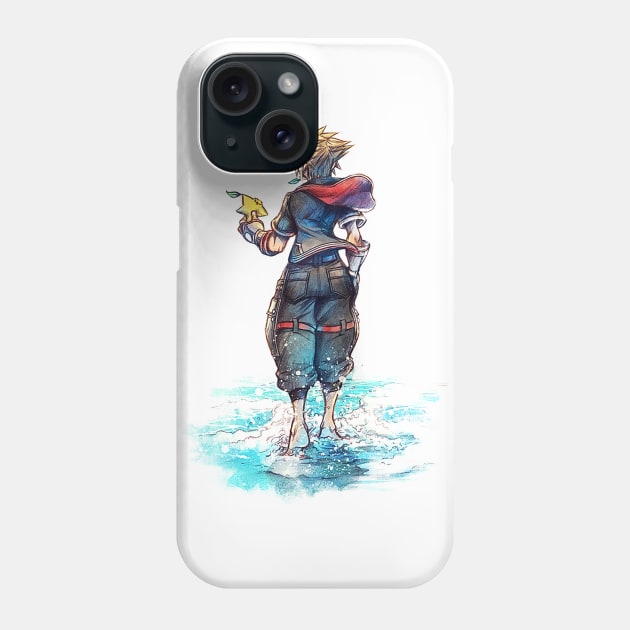 kingdom hearts 3 sora Phone Case by Darknessfell