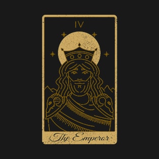 Tarot Card - The Emperor - Occult Gothic Halloween T-Shirt