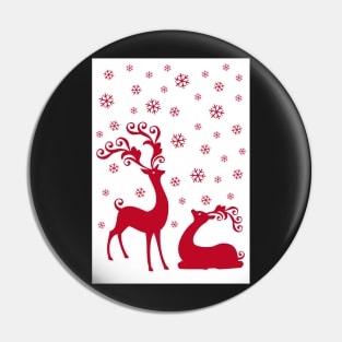 Cute Christmas deer Pin