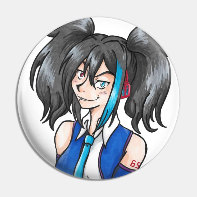 Ruko Grin Pin by KranberriJam