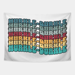 Hurkle Durkle Scottish Slang for lazing in bed instead of getting up in the morning, vintage design Tapestry