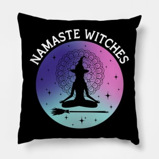 Namaste Witches Pillow