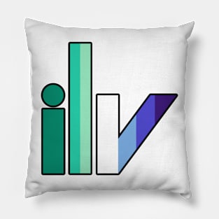 ilv Gay Pride Pillow