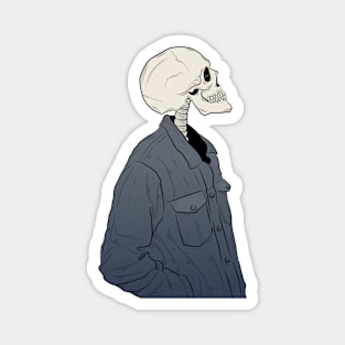 Sad Skeleton Magnet